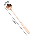 Axyaa Stainless Steel Long Handle Mini Spoon for Dessert Coffee Ice Cream