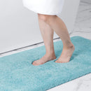 Axyaa Plush Bathroom Rugs Non Slip Absorbent Bath Mats, Machine Washable Carpet