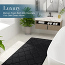 Axyaa Memory Foam Bath Mat Ultra Soft Non-Slip Water Absorbent Shower Rug
