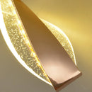 Axyaa Gold Acrylic Wall Lamp for Modern Decor & Lighting in Hallway, Bedroom, Living Room