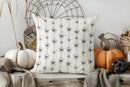 Axyaa Halloween Ghosts Pattern Pillow Cover for Sofa, Bedroom, Car - Cushion Cover