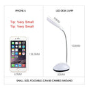 Axyaa LED Table Reading Lamp: Portable, Flexible, Battery Powered, Eye Protection Nightlight