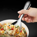 Axyaa Stainless Steel Rice Spoon, Long Handle Japanese Style Utensil