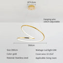 Luxury Modern LED Chandelier Light for Living Room, Restaurant, and Bedroom by Axyaa