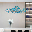 Axyaa Nordic Ginkgo Leaf Crystal Chandelier for Modern Artistic Spaces