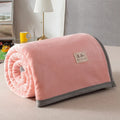 Axyaa Winter Coral Fleece Sofa Blanket | Soft Flannel Office Nap Blanket