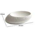 Axyaa Ceramic Pasta Steak Plate: Restaurant Tableware - Snack Dessert Sushi Plate
