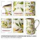 Axyaa Retro Nordic Ceramic Vase Hydroponic Plant Home Decoration Table Accessory