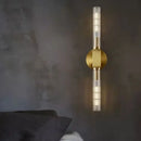 Axyaa Glass Pendant Lights Gold Copper LED Wall & Dining Room Lighting Fixtures