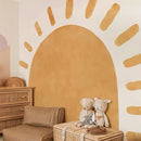 Boho Sun Fabric Wallpaper Stickers for Kids Room by Axyaa