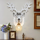 Axya LED Deer Wall Lamp: Modern Art Decor Lighting for Living Room