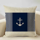 Axyaa Marine Cotton Fish Cushion Cover 45x45CM Square Home Decor Pillow Case