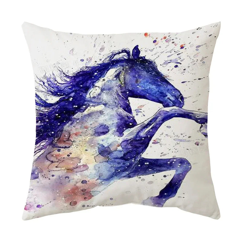 Axyaa Wild Animal Pillow Cover 45*45cm - Decorative Cushion for Living Room, Sofa, Car