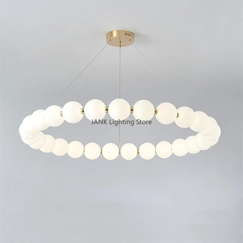 Axyaa Double Layer Nordic Magic Beans Pendant LED Chandelier for Home Improvement