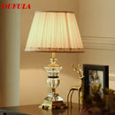 Axyaa Luxury Crystal Table Lamps - Modern, Contemporary Design for Home, Office, or Hotel