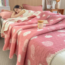 Axyaa Cotton Three-Layer Yarn Towel Quilt - Lightweight & Soft