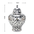 Golden Ceramic Vase for Artistic Flower Arrangement by Axyaa