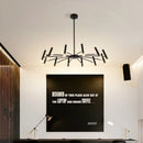 Axyaa Modern LED Ceiling Chandelier for Living Room, Metal Pendant Lamps Fixtures