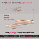 Axyaa Modern Ring Chandelier for Living Room, Bedroom, Study, Restaurant