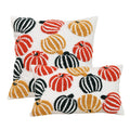 Axyaa Retro Colored Embroidered Pumpkin Maple Leaf Pillowcase