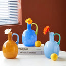 Axyaa Single Ear Glass Vase Hydroponic Color Bottle