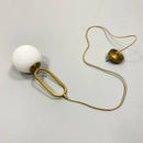 Axyaa Nordic Glass Ball Chandelier for Modern Kitchen Dining Bedroom Decor