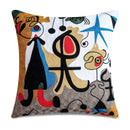 Axyaa Picasso Graffiti Art Painting Cushion Cover for Home Décor