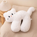 Axyaa Cartoon Animal Plush Cushion Irregular Shaped Throw Pillow