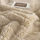 Axyaa Soft Velvet Double-Sided Fleece Blanket & Pillowcase Set for Warmth & Luxury