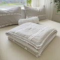 Axyaa Lace Summer Cooling Duvet with Soybean Fiber Cover