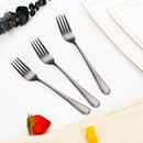 Axyaa Gold Dessert Fork Set Stainless Steel Coffee Ice Cream Cake Forks Black Cutlery