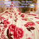 Axyaa Flannel Blanket – Cozy Fleece-Lined Throw for Bedroom, Sofa, Car