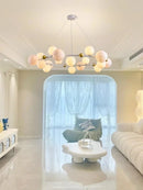 Axyaa Cream French Master Bedroom LED Pendant Light - Modern Minimalist Full Spectrum Lighting
