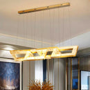 Axyaa Crystal Chandelier Pendant Light for Living Room Dining Room Ceiling Lighting