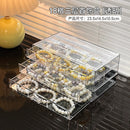 Axyaa Crystal Bracelet Storage Box: Beaded Jewelry Display Drawer Organizer