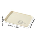 Axyaa Stackable Plastic Food Serving Tray and Kitchen Organizer