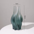 Axyaa Nordic Frost Glass Vase Modern Home Decor Stand for Flowers