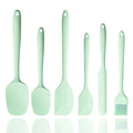 Axyaa Silicone Spatula Set with Stainless Steel Core - 6Pcs Heat Resistant Kitchen Utensils
