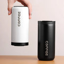 Axyaa Insulated Stainless Steel Coffee Mug with Lid for Travel and Cafe - 400ml