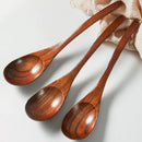 Axyaa Long Handle Wooden Ramen Spoon 3PCS Set