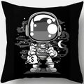 Axyaa Spacemen Rocket Pillowcase for Sofa Home Decor Kids Room