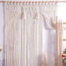 Axyaa Macrame Rope Curtain Living Room Wall Hanging Wedding Decor