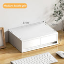 Axyaa 6-Tier Desk Organizer with Drawers and Dividers for Office, Jewelry, Cosmetics, and More