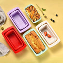 Silicone Loaf Pan Set by Axyaa: Baking & Pastry Tools for Cookies, Chocolate