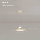 Axyaa LED Fisherman Hat Pendant Light for Dining Room, Bedroom, Bar Counter - Minimalist Design