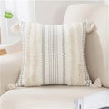Axyaa Boho Tufted Tassel Woven Cushion Covers Set - Set of 2