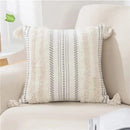 Axyaa Boho Tufted Tassel Woven Cushion Covers Set - Set of 2