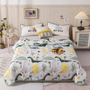 Axyaa Dinosaur World Summer Quilt - Soft Skin-Friendly and Cooling Multi-Purpose Thin Quilt