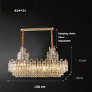 Axyaa Crystal Chandelier: Elegant Lighting Fixture for Living Room, Bedroom, Dining Room