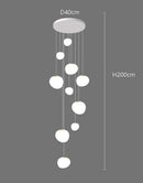 Axyaa Modern LED Pendant Light Chandeliers for Home Decor